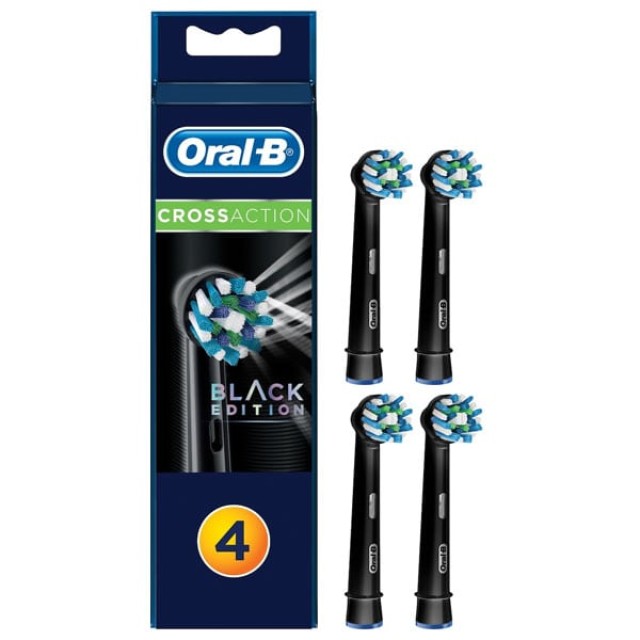 ORAL B ΑΝΤΑΛΛΑΚΤΙΚΑ CROSS ACT BLACK 1X4