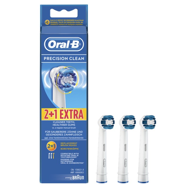 ORAL-B ΑΝΤΑΛΛΑΚΤΙΚΑ PREC.CLEAN (2+1)