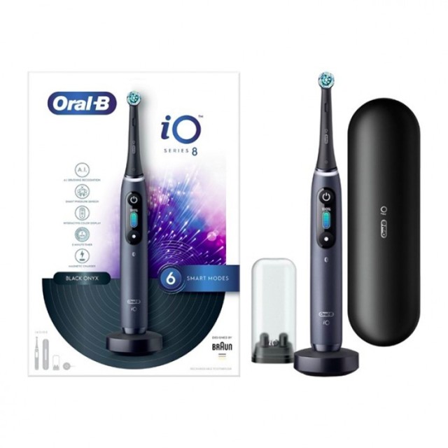 ORAL-B ΗΛΕΚΤΡΙΚΗ ΟΔΝΤΟΒΟΥΡΤΣΑ iO8 MAGNETIC BLACK 