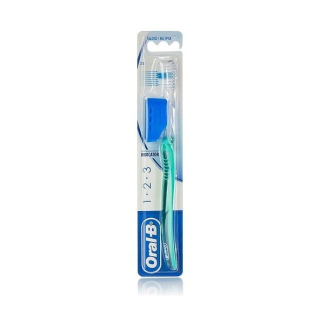 ORAL-B ΟΔΟΝΤΟΒΟΥΡΤΣΑ 123 INDICATOR 35 ΜΕΤΡΙΑ