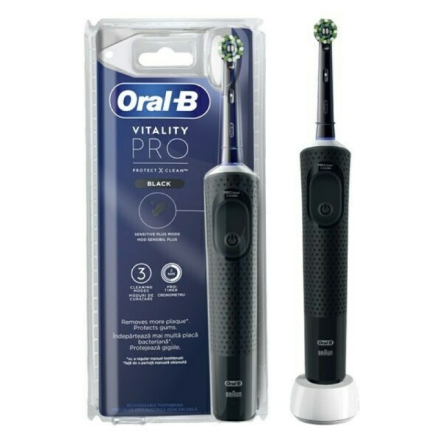 ORAL-B ΗΛΕΚΤΡΙΚΗ ΟΔΟΝΤΟΒΟΥΡΤΣΑ VITALITY PRO BLACK CLS