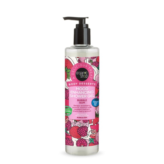 ORGANIC SHOP BODY DESSERTS BUBBLE GUM ΑΝΑΖΩΟΓΟΝΗΤΙΚΟ ΑΦΡΟΛΟΥΤΡΟ 280ML