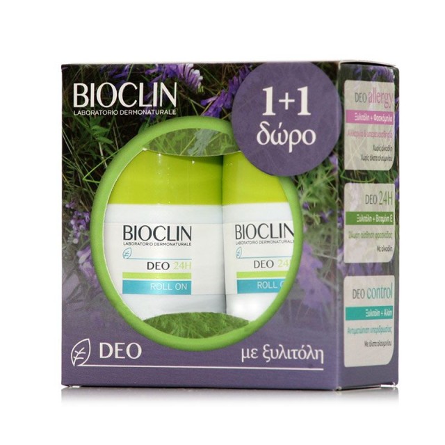 BIOCLIN ΑΠΟΣΜΗΤΙΚΟ 24H ROLL-ON 50ML 1+1