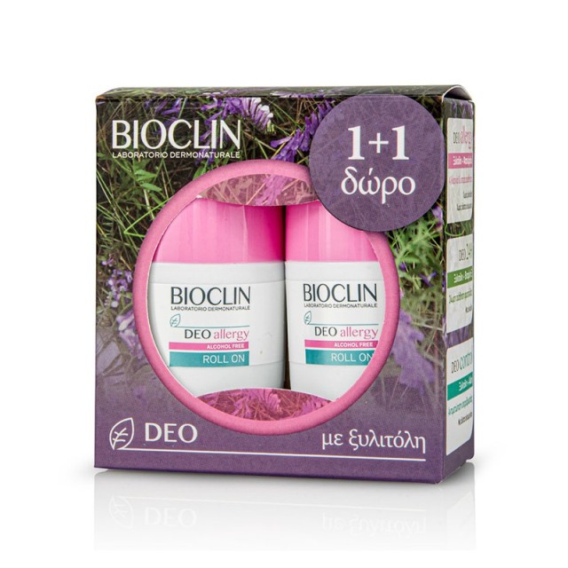 BIOCLIN ΑΠΟΣΜΗΤΙΚΟ ALLERGY ROLL-ON 50ML 1+1