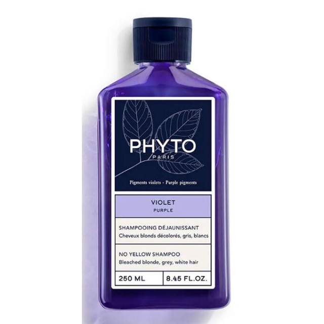 PHYTO VIOLET SHAMPOO ΚΑΤΑ ΤΩΝ ΚΙΤΡΙΝΩΝ ΤΟΝΩΝ 250ML