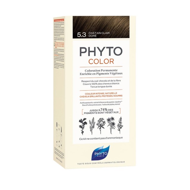 PHYTOCOLOR ΒΑΦΗ 5.3 LIGHT GOLDEN BROWN