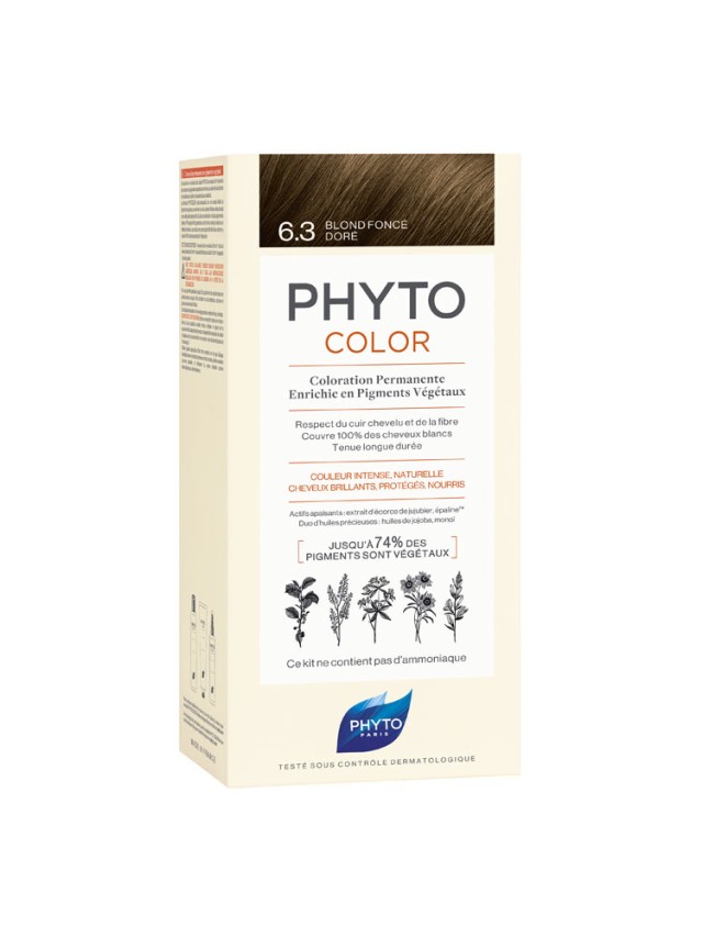 PHYTOCOLOR ΒΑΦΗ 6.3 DARK GOLDEN BLONDE