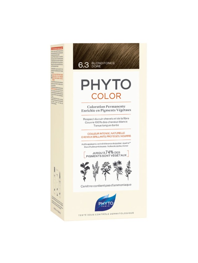 PHYTOCOLOR ΒΑΦΗ 6.3 DARK GOLDEN BLONDE