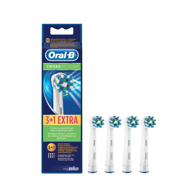 ORAL-B ΑΝΤΑΛΛΑΚΤΙΚΑ CROSS ACTION (3+1EXTRA)       