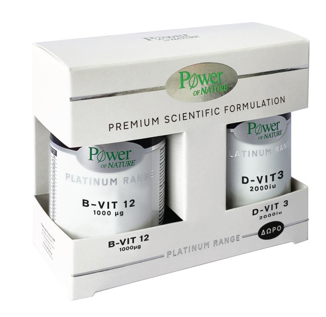 POWER HEALTH PLATINUM-B-VIT12 1000ΜG 60 T+D-VIT3 2000IU 20S