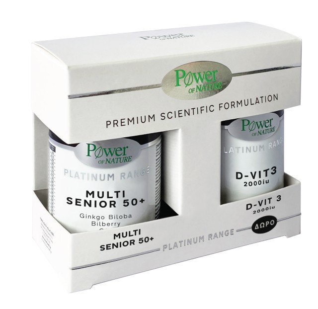 POWER HEALTH PLATINUM-MULTI SEN 50+30S T+D-VIT3 2000IU 20S