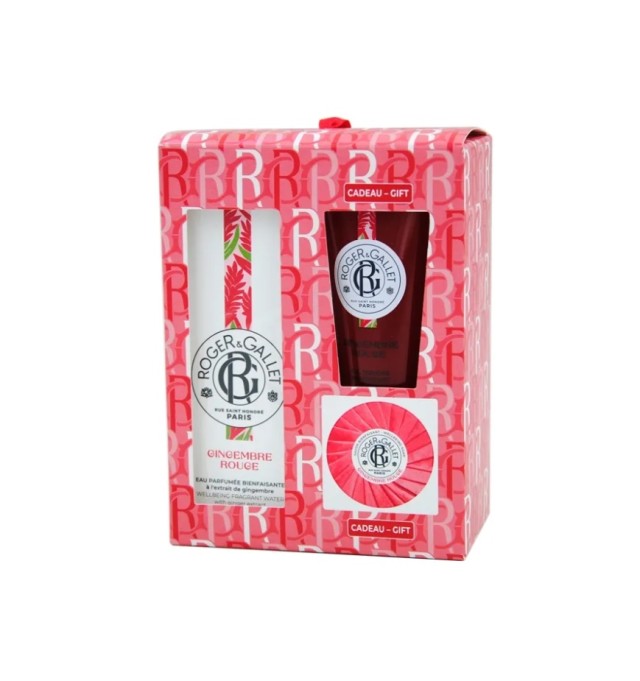 ROGER & GALLET ΠΑΚΕΤΟ GINGENBRE ROUGE EAU DE PARFUM 100ML & ΔΩΡΟ ΜΠΑΡΑ ΣΑΠΟΥΝΙΟΥ 50GR & ΑΦΡΟΛΟΥΤΡΟ 5