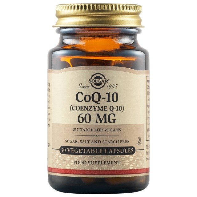 SOLGAR COENZYME Q-10 60MG VEGICAPS 30S