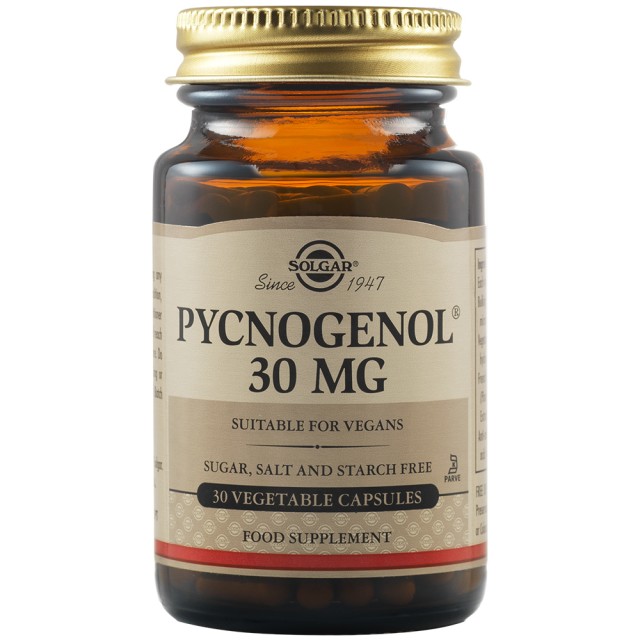 SOLGAR PYCNOGENOL 30MG VEGICAPS 30S