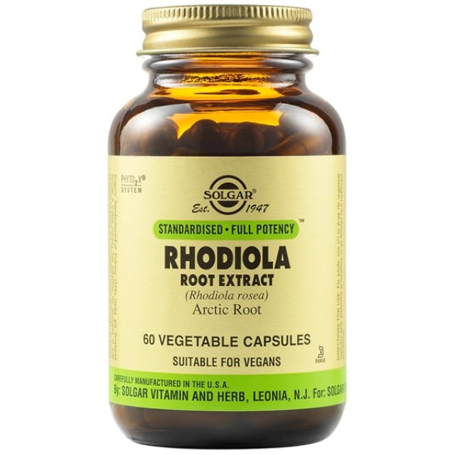 SOLGAR SFP RHODIOLA ROOT EXTRACT VEGICAPS 60S