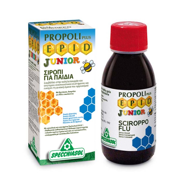 SPECCHIASOL E.P.I.D. FLU JUNIOR ΣΙΡΟΠΙ ΓΙΑ ΠΑΙΔΙΑ 12Μ+100ML