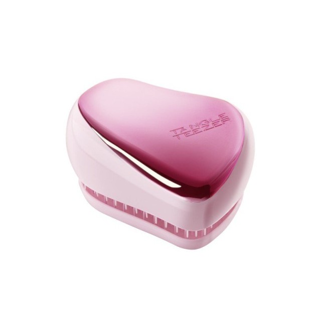 TANGLE TEEZER  COMPACT STYLER  BABY PINK CHROME