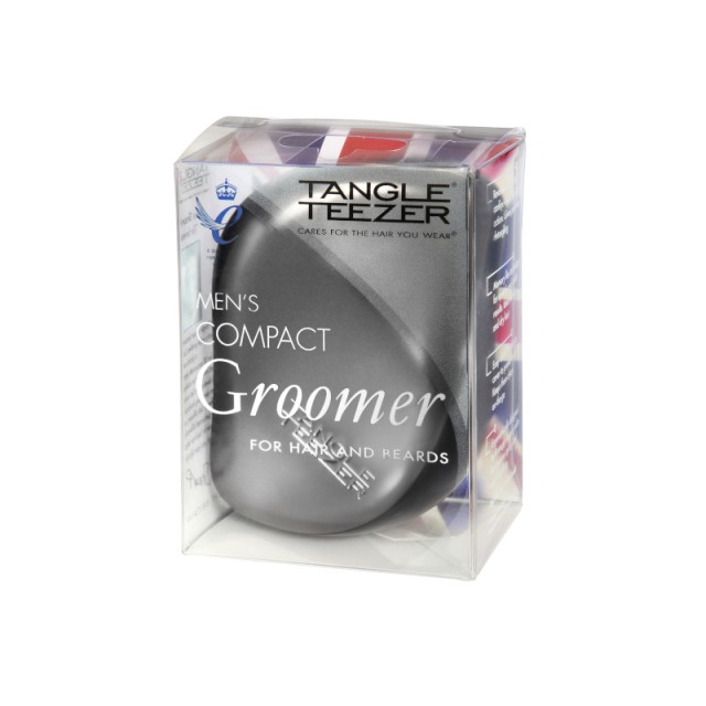 TANGLE TEEZER COMPACT STYLER MALE GROOMER GREY  