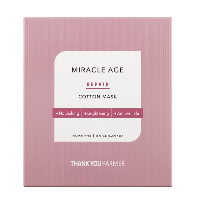 THANK YOU FARMER MIRACLE AGE REPAIR COTTON MASK 1PC 25ML