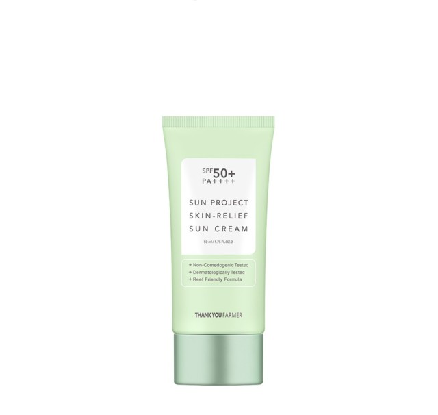 THANK YOU FARMER ΑΝΤΗΛΙΑΚΟ SUN PROJECT SKIN RELIEF SUN CREAM 50SPF 50ml