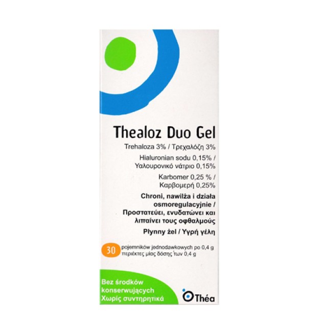 THEALOZ DUO GEL 30 UD