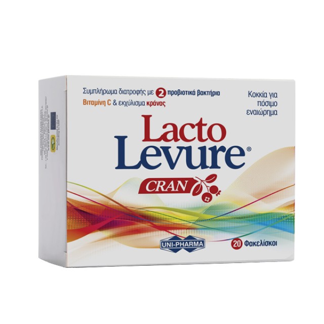 UNI-PHARMA LACTOLEVURE CRAN (BT X 20 STICKS)   