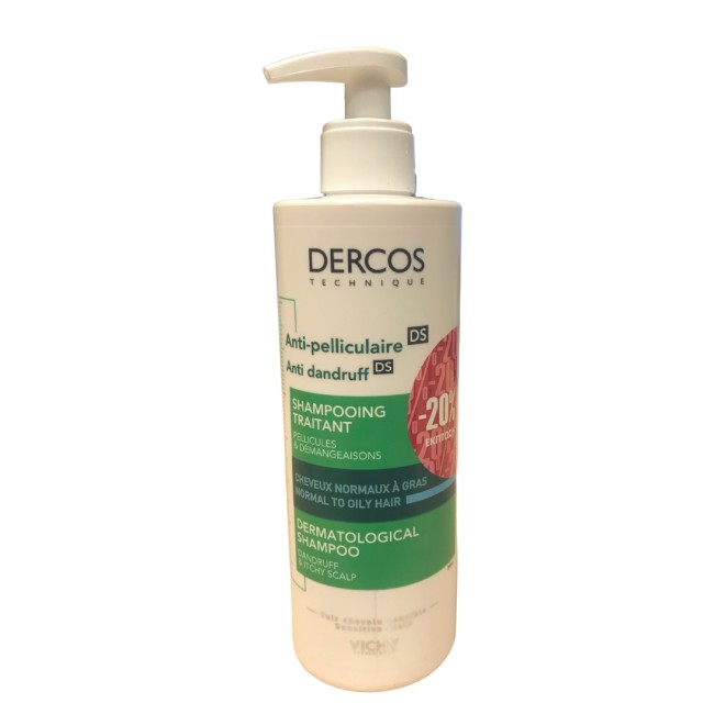 VICHY DERCOS ANTIPELLICULAIRE SHAMPOO ΛΙΠΑΡΑ 400ML -20%