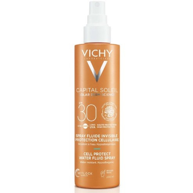 VICHY ΑΝΤΗΛΙΑΚΟ CAPITAL SOLEIL CELL PROTECT SPRAY SPF30 200ML