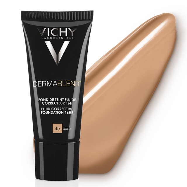 VICHY DERMABLEND CORRECTIVE FOUNDATION 45 GOLD 30ML