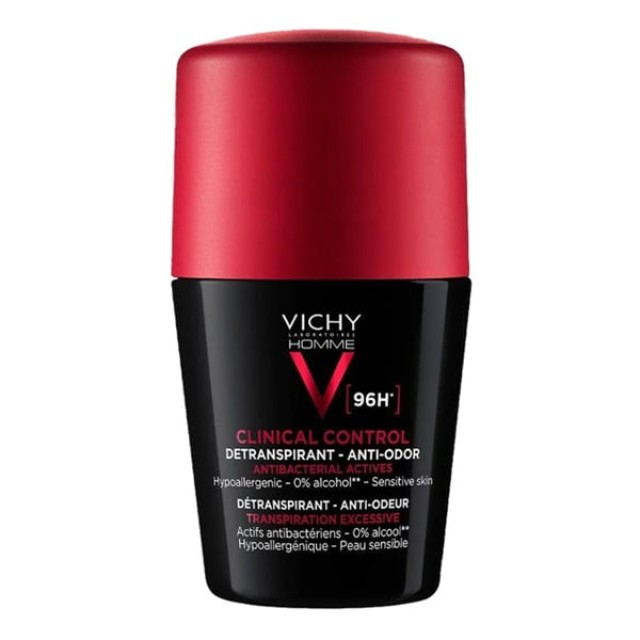 VICHY HOMME CLINICAL CONTROL 96ΩΡΕΣ ROLL ΟΝ ΑΠΟΣΜΗΤΙΚΟ 50ML