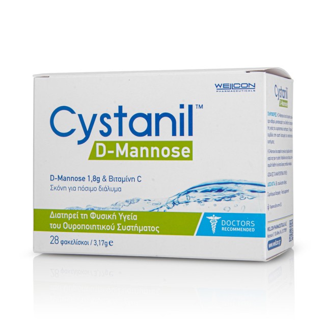 WELLCON CYSTANIL D-MANNOSE 1,8 G