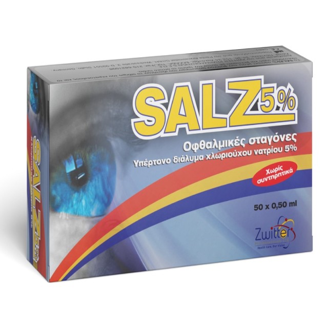 ZWITTER SALZ 5% EYE DROPS 50*0,50ML